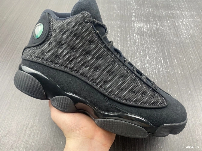 Rep Jordan 13 Air Black Retro Cat 414571-011 0708